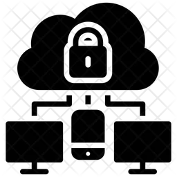 Seguridad de datos en la nube  Icono