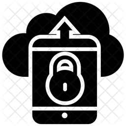 Seguridad de datos en la nube  Icono
