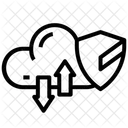 Seguridad de datos en la nube  Icono
