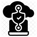 Seguridad de datos en la nube  Icono