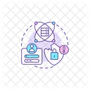 Seguridad y privacidad de los datos  Icono