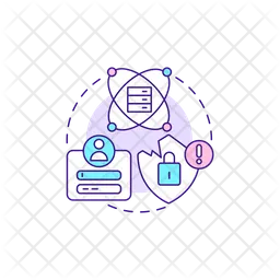 Seguridad y privacidad de los datos  Icono