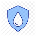 Seguridad de las fuentes de agua  Icono