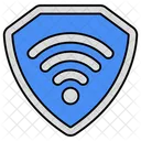 Seguridad De Internet Proteccion De Internet Wifi Seguro Icono