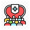Seguridad de la salud pública  Icono