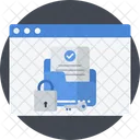 Seguridad De La Pagina Web Navegador Contrasena Icono