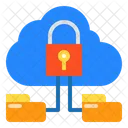 Seguridad de la red en la nube  Icono