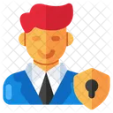 Seguridad Del Usuario Proteccion Del Usuario Seguridad Personal Icono