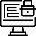 Computadora Seguridad Formulario Icon