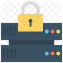 Seguridad Del Servidor Servidor Bloqueado Seguridad De Red Icono