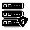 Seguridad Del Servidor Servidor De Datos Base De Datos Icono