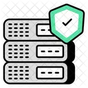 Seguridad Del Servidor Servidor De Datos Base De Datos Icono