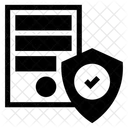 Servidor Seguro Seguridad Del Servidor De Datos Proteccion De Bases De Datos Icono