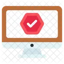 Seguridad Del Sistema Proteccion Del Sistema Sistema Seguro Icono