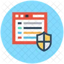 Seguridad del sitio web  Icon