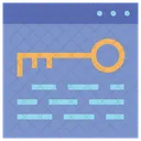 Seguridad del sitio web  Icon