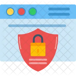 Seguridad del sitio web  Icono