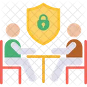 Concepto De Seguridad Reunion De Negocios Reunion Icon