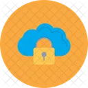 Seguridad En La Nube Bloqueo De La Nube Nube Icon