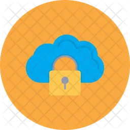 Seguridad en la nube  Icono