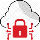 Seguridad En La Nube Seguridad De Datos En La Nube Seguridad De Servicios En La Nube Icono