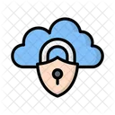 Seguridad en la nube  Icono