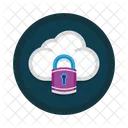 Seguridad en la nube  Icono