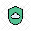 Seguridad en la nube  Icono