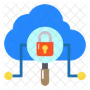 Seguridad en la nube  Icono