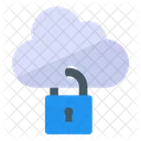 Seguridad en la nube  Icono