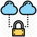 Seguridad en la nube  Icono