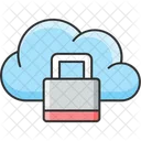 Seguridad en la nube  Icono