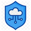 Seguridad en la nube  Icono