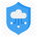 Seguridad en la nube  Icono