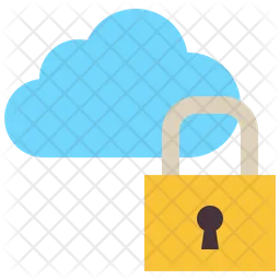 Seguridad en la nube  Icono