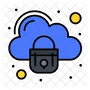 Seguridad en la nube  Icono