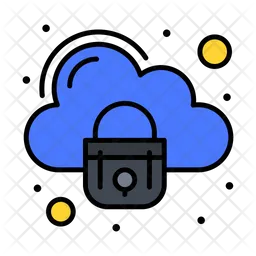 Seguridad en la nube  Icono