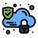 Seguridad en la nube  Icono