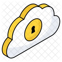 Seguridad en la nube  Icono