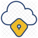 Seguridad en la nube  Icono