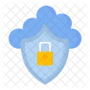 Nube Seguridad Proteccion De La Nube Icono