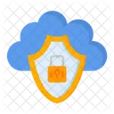 Nube Seguridad Proteccion De La Nube Icono