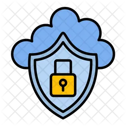 Seguridad en la nube  Icono