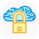Seguridad Bloqueo Nube Icono