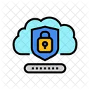 Seguridad Bloqueo Nube Icono