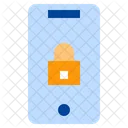 Seguridad En Linea Telefono Inteligente Candado Icono