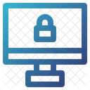 Seguridad Informatica Bloqueo De Computadora Contrasena De Computadora Icono
