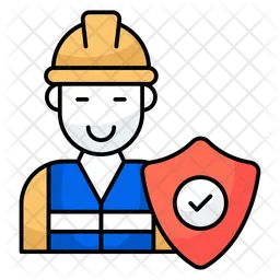 Seguridad laboral  Icono