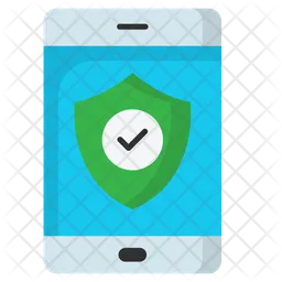 Seguridad móvil  Icono