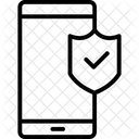 Seguridad Movil Aplicacion Antivirus Proteccion De Datos Icono